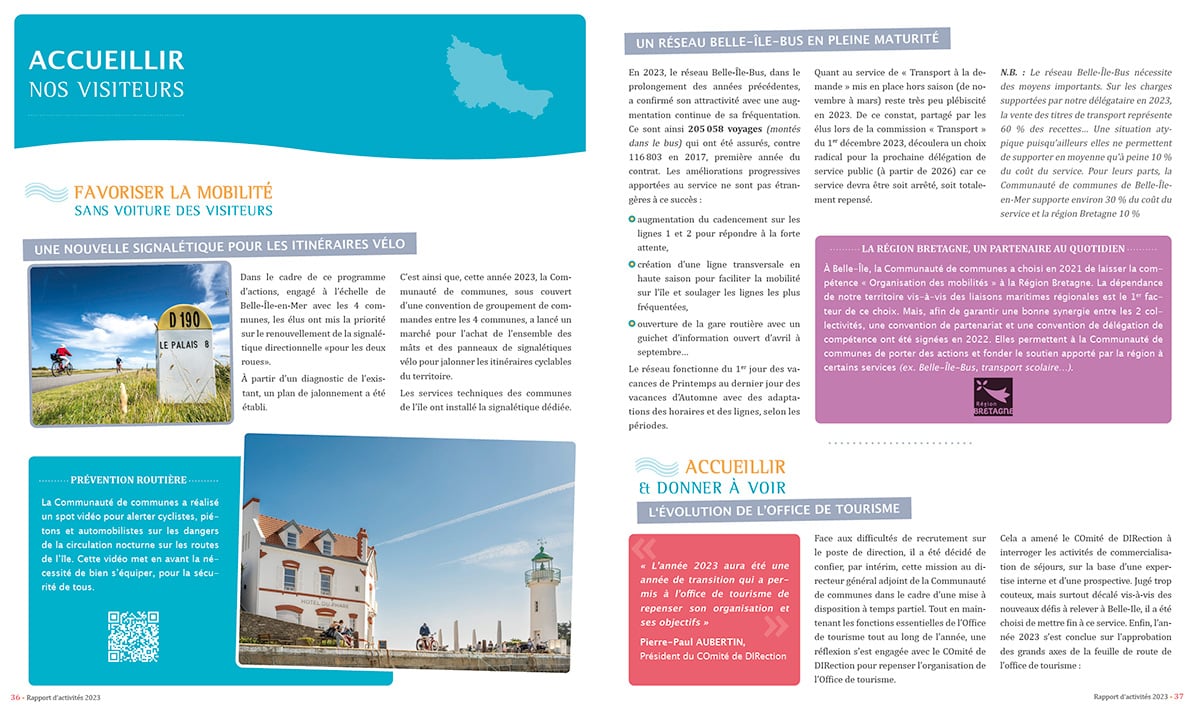 Double page rapport activité CCBI